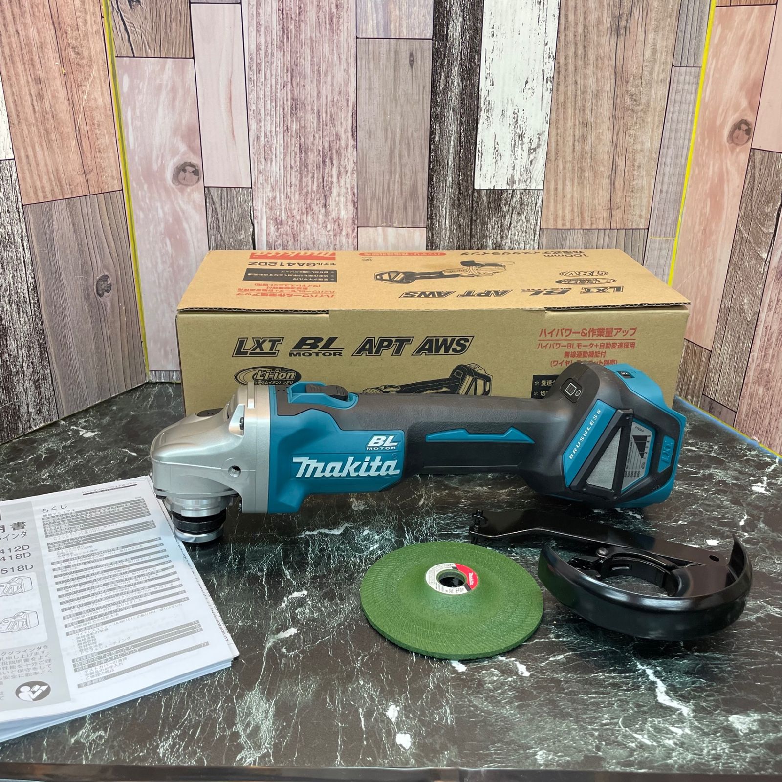 バイク ☆マキタ(makita) 100mmコードレスディスクグラインダ GA412DZ