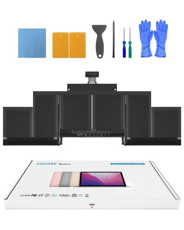 ASMARK Macbook Pro A1398 バッテリー 交換 適用 15インチ Mid 2015 Mid 2014 Late 2013 A1494|A1618 バッテリー Retina 15