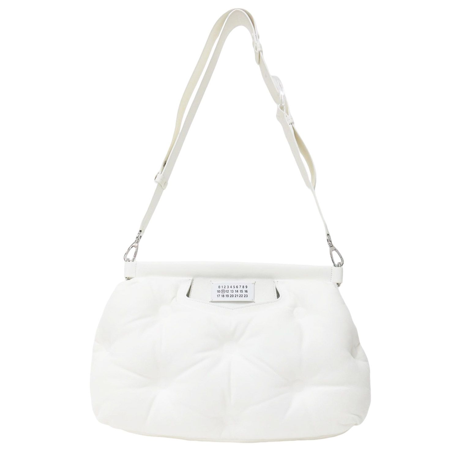 美品 メゾンマルジェラ グラムスラムショルダーM ホワイト 新品同様】Maison Margiela メゾン マルジェラ バッグ ホワイト