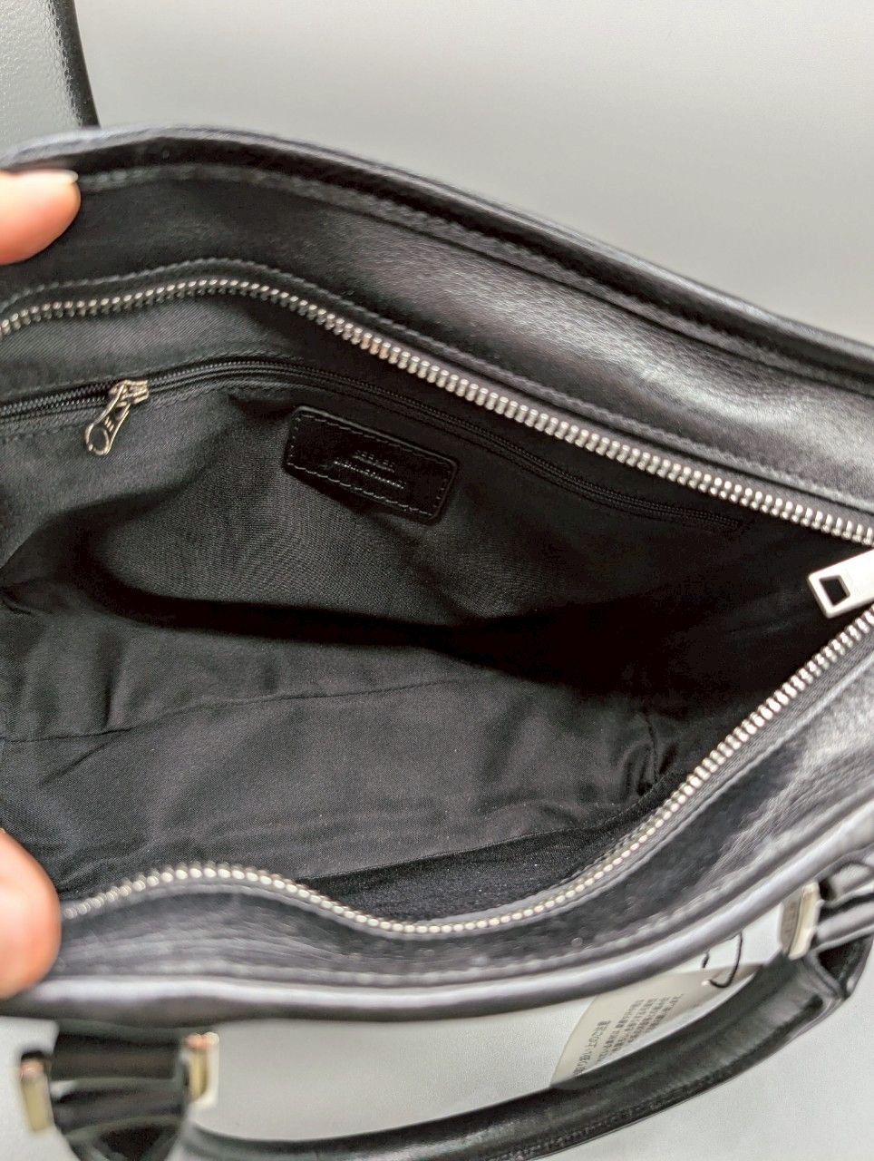 未使用2点セット】SEEKER 本革 トートバッグ＆ミニショルダー 黒