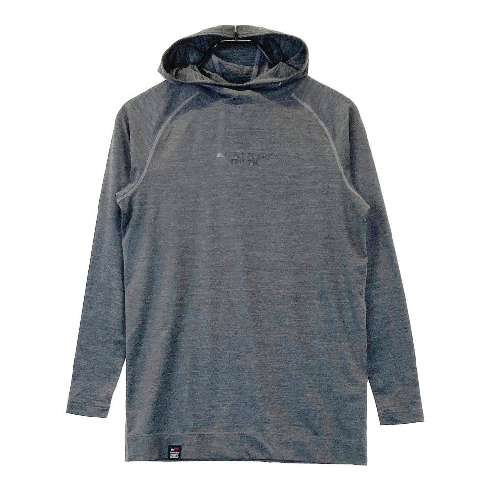 サイズ：5 MASTER BUNNY EDITION マスターバニーエディション  フード付き　長袖Tシャツ  グレー系 [240101304571]# ゴルフウェア メンズ ストスト