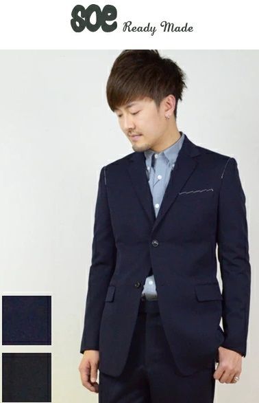 soe(ソーイ) 2B Tailored Jacket 2ボタンテーラードジャケット 1874-40-005