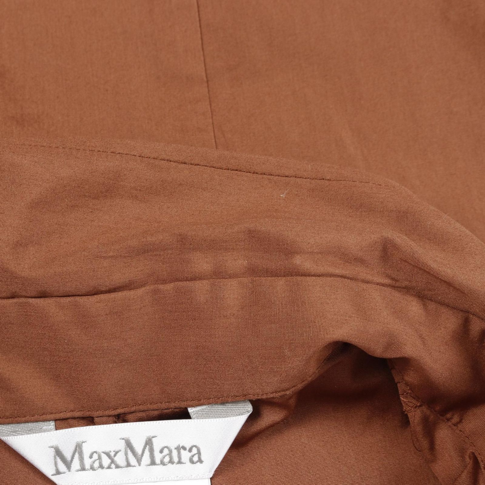 マックスマーラ MAX MARA ワンピース 衣料品 トップス コットン レディース ブラウン系 12210872 【中古】 マックスマーラ MAX MARA ワンピース 12210872 ブラウン コットン