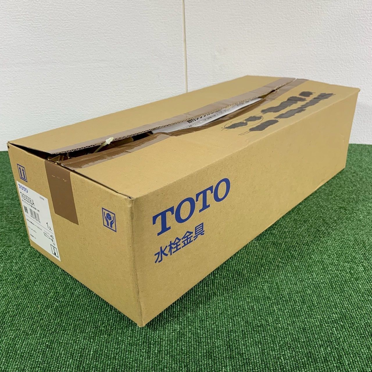 ♥開封品|送料無料 TOTO|トウトウ TKS05308JA 台付シングル混合水栓 エコシングル 浄水カートリッジ内蔵 ハンドシャワー |D1751