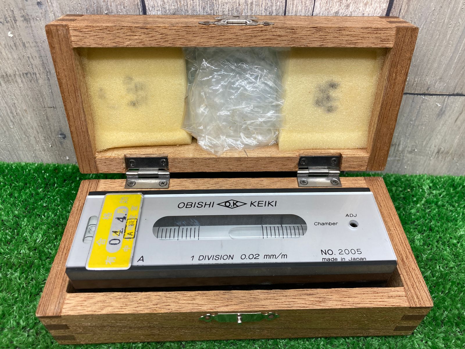 送料無料！【中古品】大菱計器製作所 精密平形水準器 A級 150×0.02