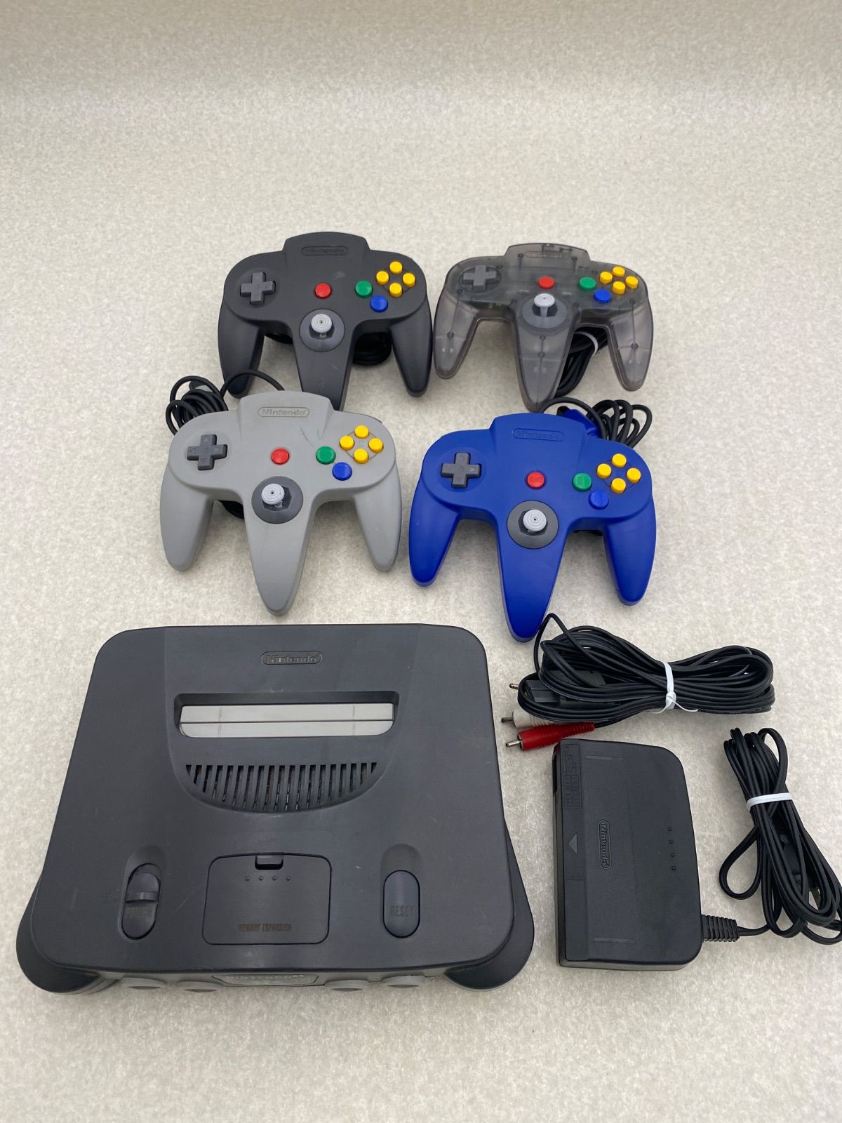 ニンテンドー64 本体 コントローラー4点 動作品 - メルカリ
