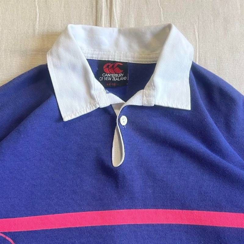 90s vintage ニュージーランド製 カンタベリー 肉厚ラガーシャツ