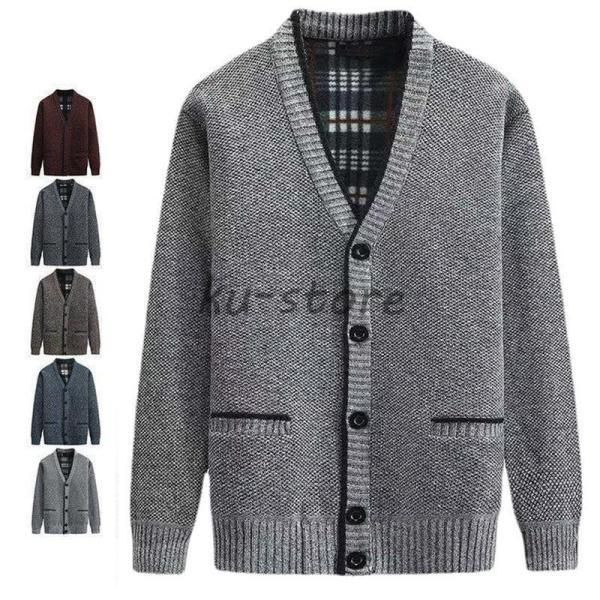 ジャケット メンズ カーディガン ニット セーター ブルゾン 切り替え カジュアル オフィス ビジネス 春服