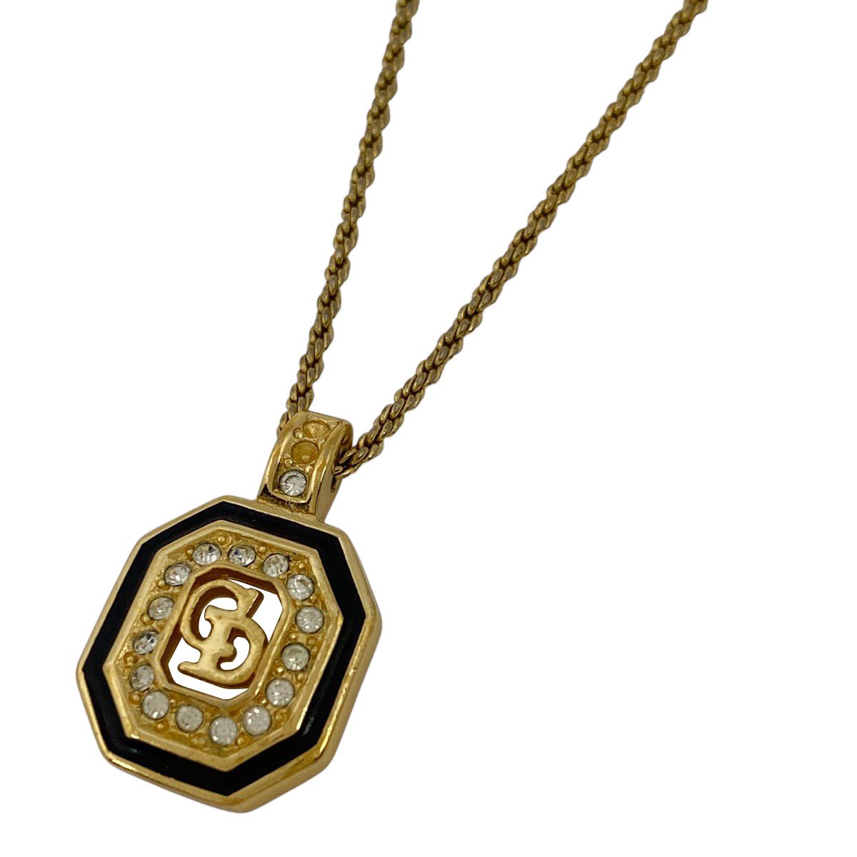 Christian Dior - Christian Dior キューブモチーフ ネックレス