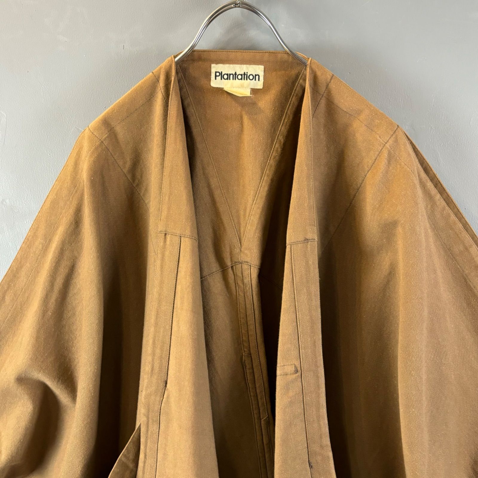 【希少】プランテーション イッセイミヤケ テーラードジャケット 80S 90S 日本製 80s Vintage Plantation ISSEY MIYAKE プランテーション
