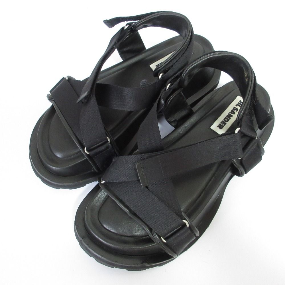 美品 23SS JIL SANDER ジルサンダー プラットフォーム クロス 