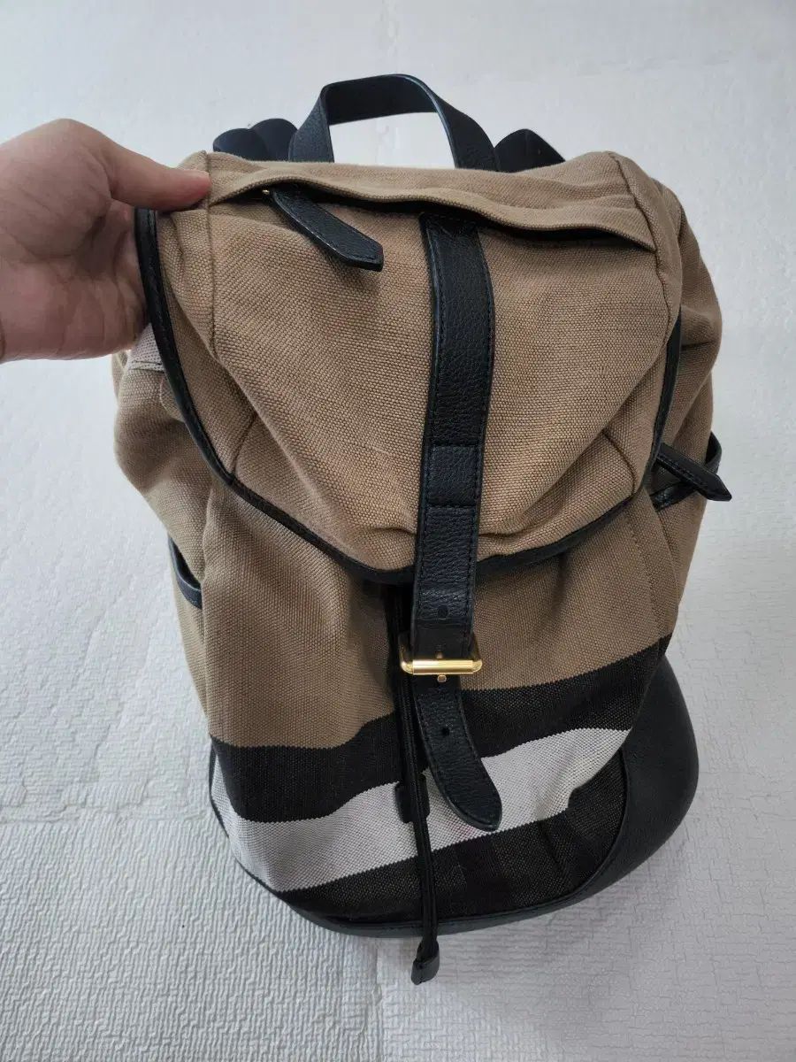 Burberry(バーバリー) キャンバス チェック ドリフトン リュック 正規品 Burberry(バーバリー) キャンバス チェック ドリフトン