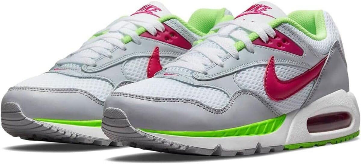 ナイキ エア マックス コリレート W AIR MAX CORRELATE ホワイト|ピュアプラチナム|ウルフグレー|ファイヤーベリー 511417-163 25.0cm 25.0 cm