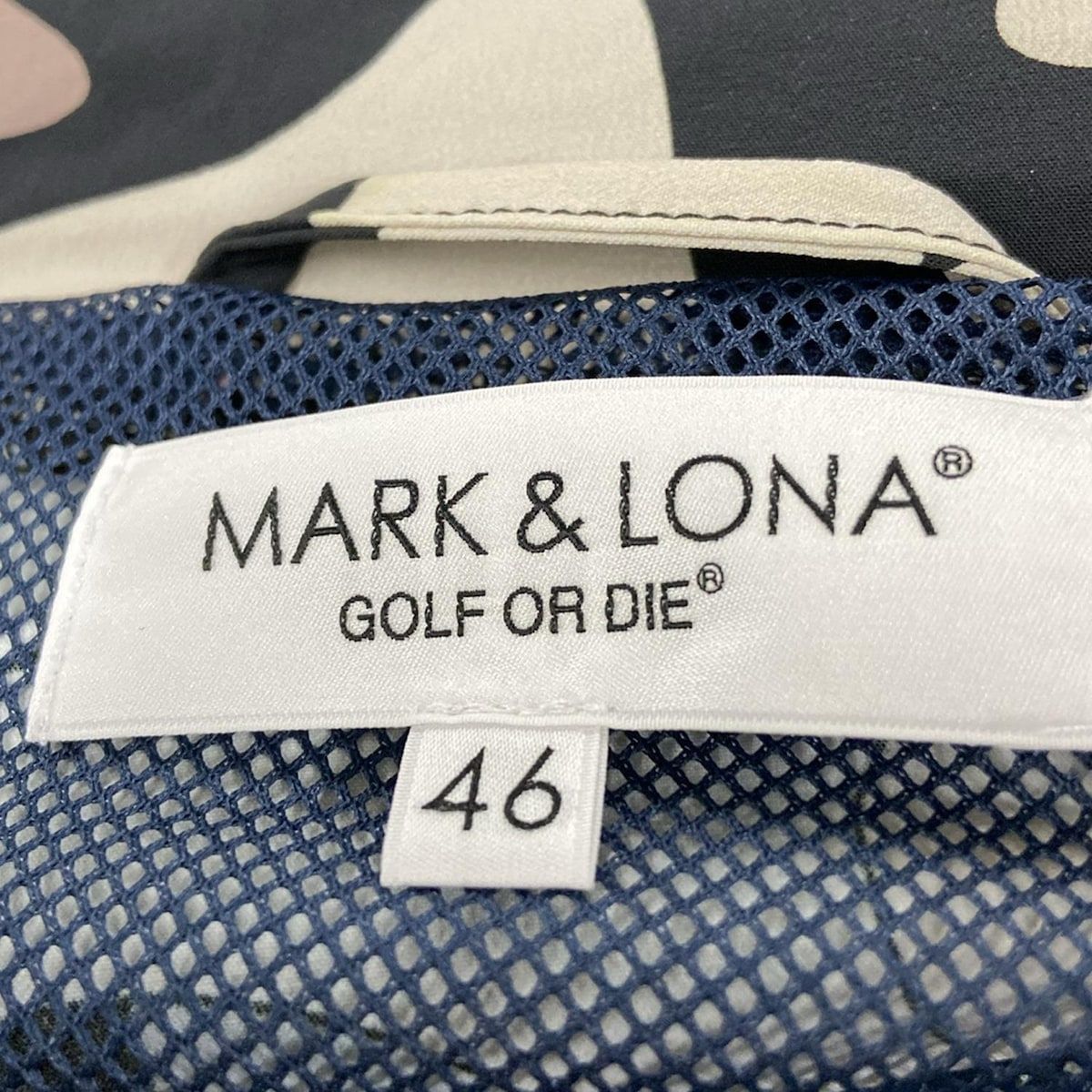 美品　MARKu0026LONA c ブルゾン マークu0026ロナ マークアンドロナ ゴルフウェア Lサイズ マークアンドロナ ポロシャツ