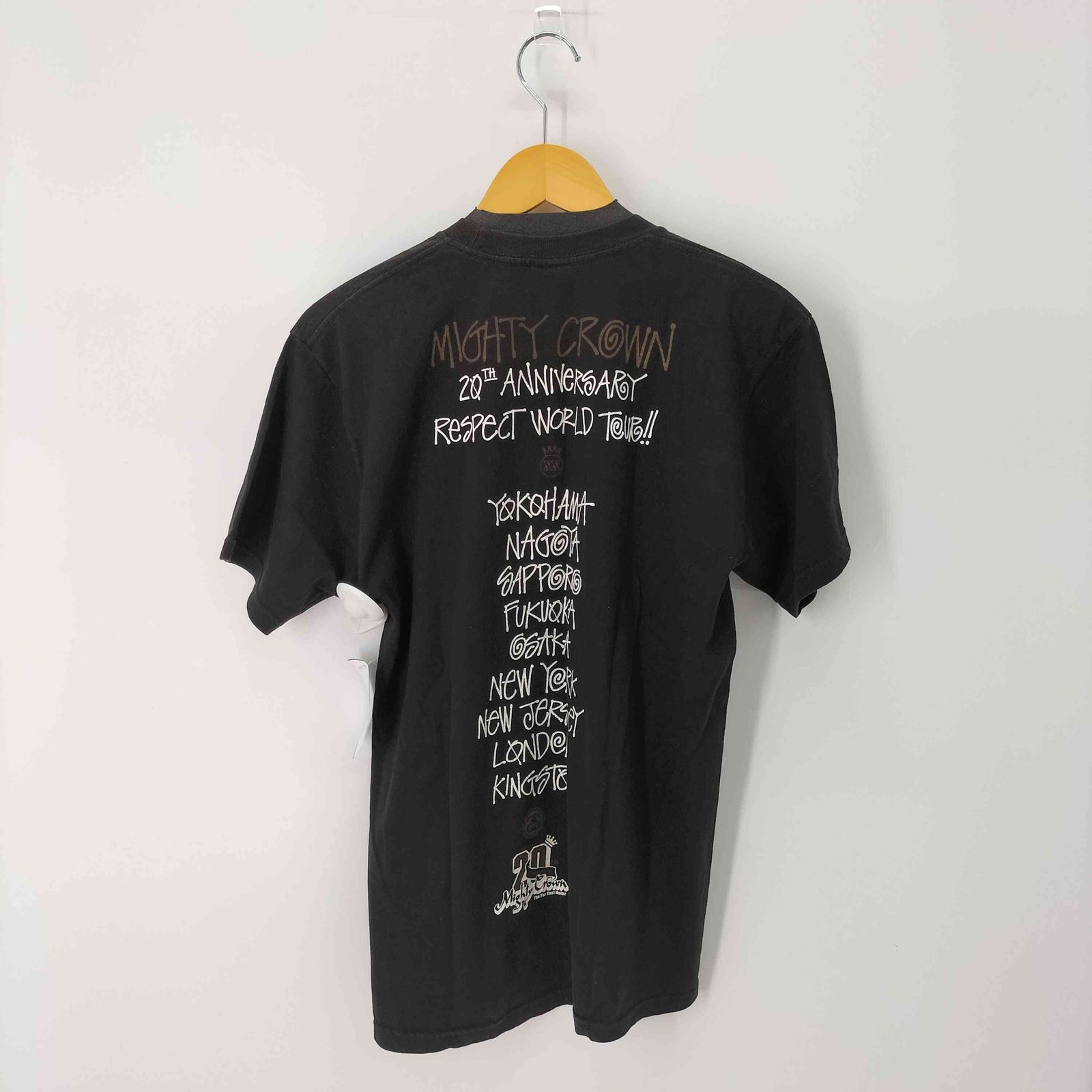 Stussy MIGHTY CROWN 20th Tシャツ M STUSSY×MIGHTY CROWN 20周年記念'Tee' Tシャツ マイティー