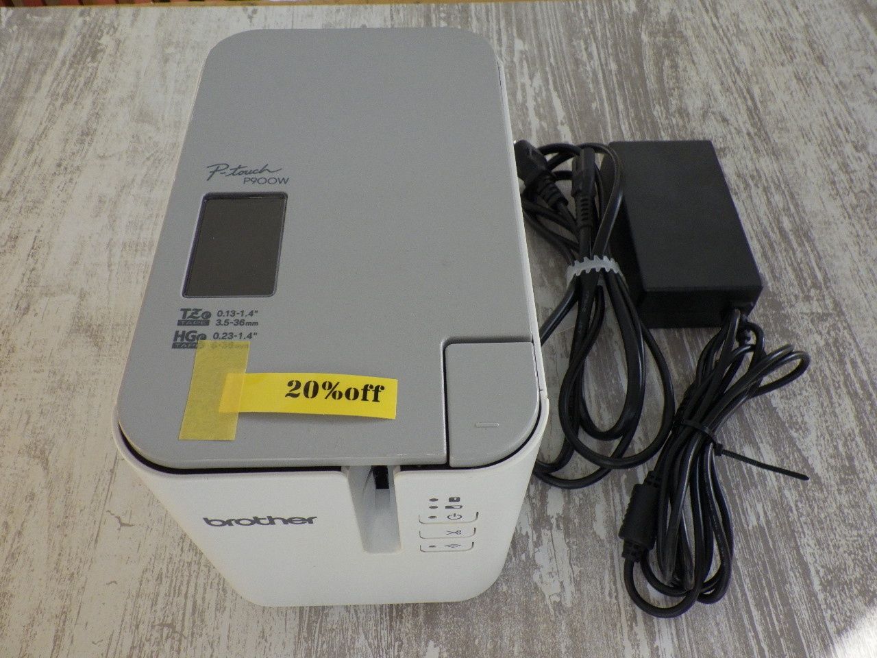 brother ブラザー P-tauch ピータッチ PT-P900W ラベルライター テスト済み ⑲