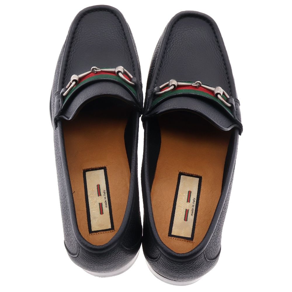 【美品】GUCCI シェリーラインホースビットローファー　ドレスシューズ 美品】GUCCI シェリーラインホースビットローファー ドレス