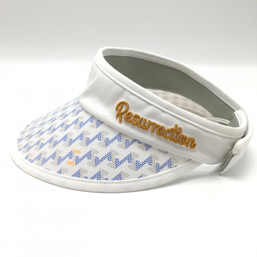 超美品♡ レザレクション サンバイザー レディース ホワイト 白