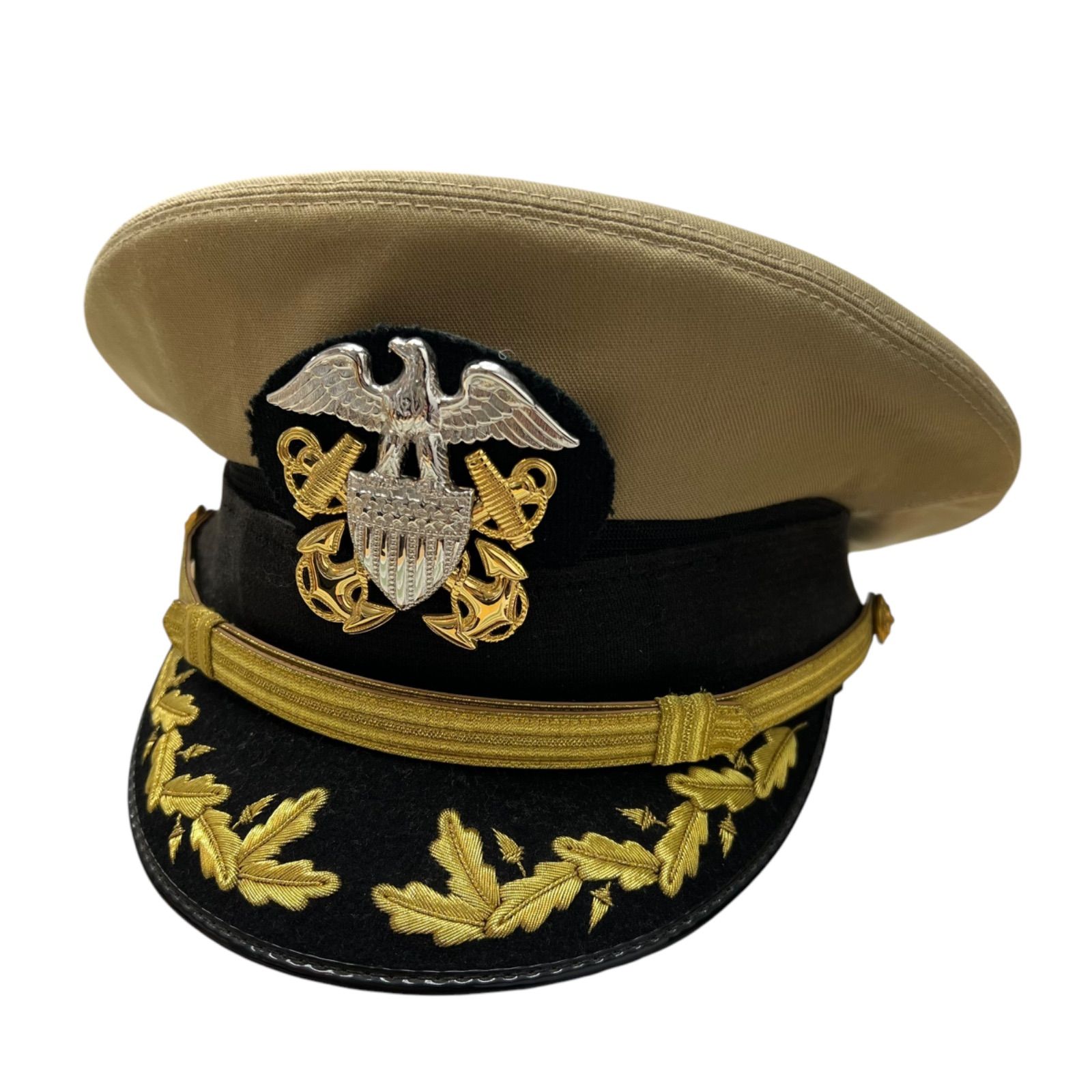 Bancroft アメリカ海軍 士官用 制帽 ワーキングカーキ 海軍元帥 帽子 ハット US USA