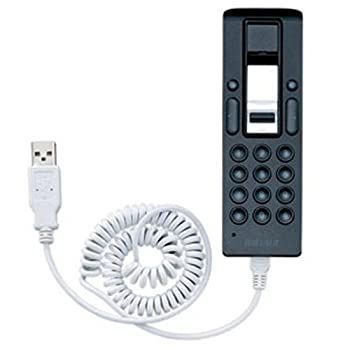 BUFFALO USB対応 Skypeフォン ブラック BSKP-U203/BK