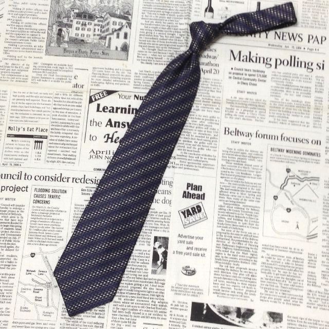 きれいな ダナ キャラン ダナキャランニューヨーク DKNY 微光沢 ネクタイ シルク パターン柄 ミックス H-006823 ゆうパケット