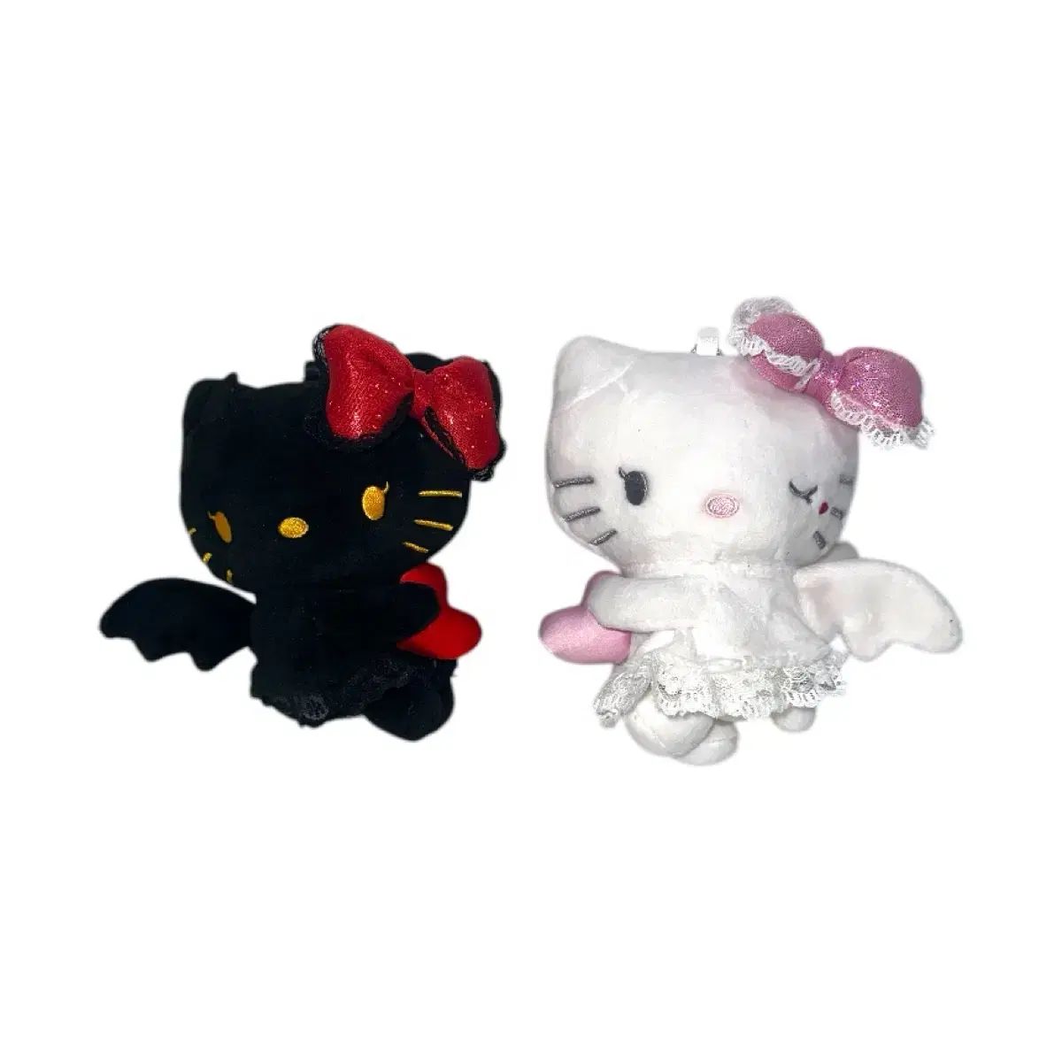 まとめ売り ハローキティ 天使 ＆ 悪魔 マスコット キーリング ストラップ 古典 Sanrio(サンリオ)