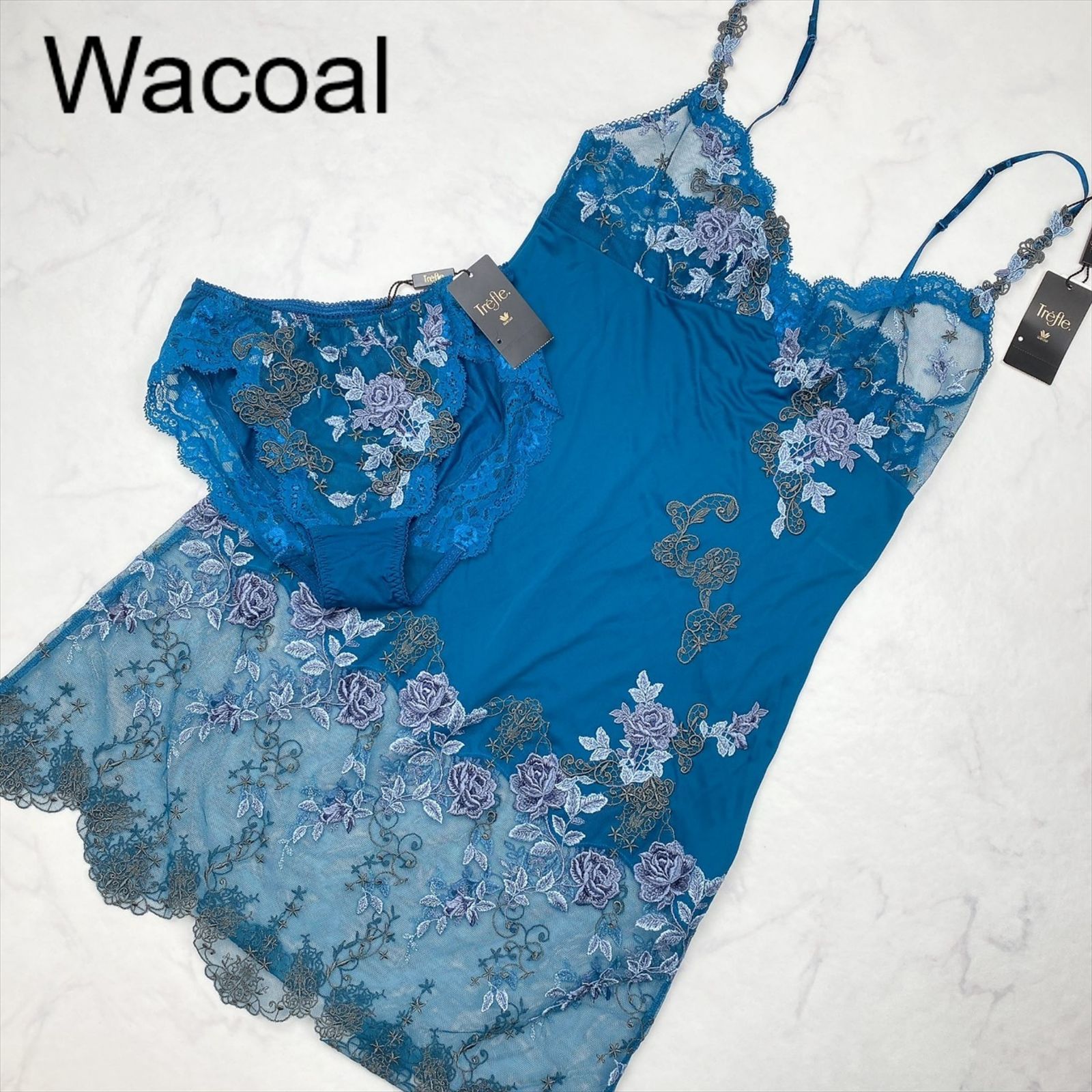 新品タグ付き】Wacoal ワコール Trefle トレフル スリップ インナー 80