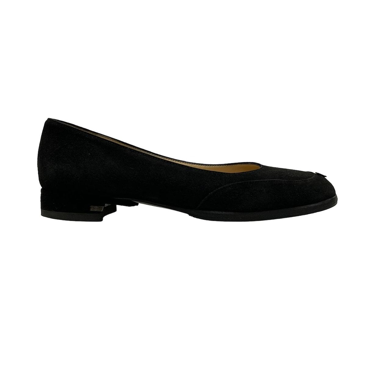 シャネル パンプス フラット 351/2 CHANEL(シャネル) パンプス 351/2 レディース - 黒 - メルカリ