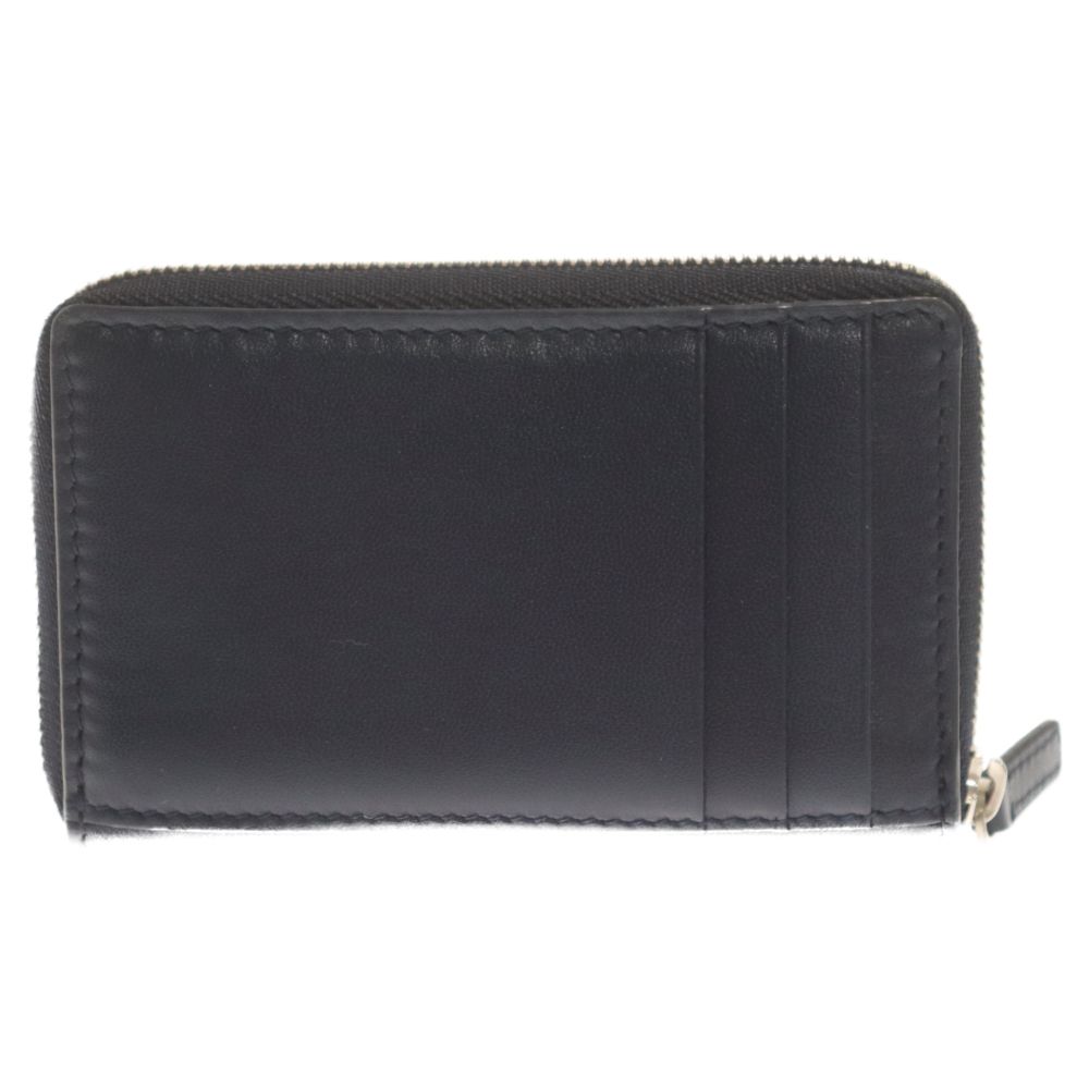 BALENCIAGA (バレンシアガ) CASH CARD CASE エブリデイジップ レザーコインケース カードケース ネイビー 616911