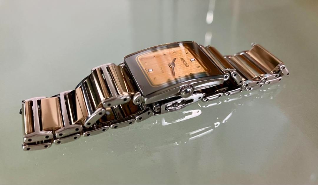 節約 ☆稼働品☆RADO☆ダイアスター☆QZ☆セラミック☆石付