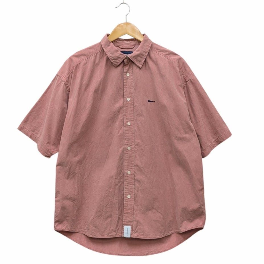 DESCENDANT HORIZON SS SHIRT 231WVDS-SHM09 ORANGE ディセンダ