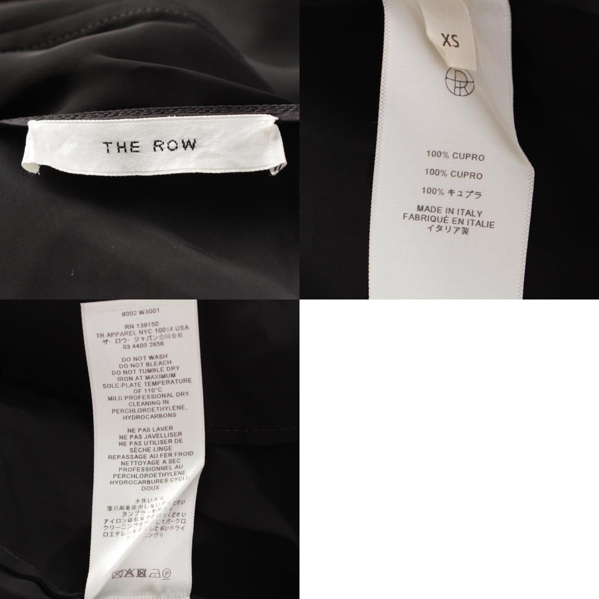 ザロウ 24AW-25SS キュプラ CALLAS DRESS クルーネック ロングドレス  