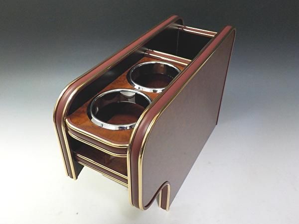 DA 17エブリイワゴン 15 2～ フロントセンターコンソール ウッド 茶ｘゴールド 日本製