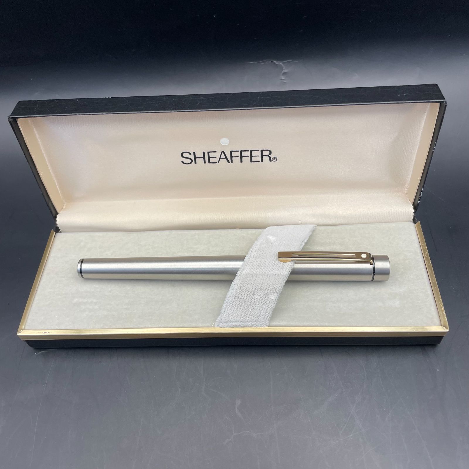 14K/585刻印】 SHEAFFER シェーファー 万年筆 タルガ シルバー MS