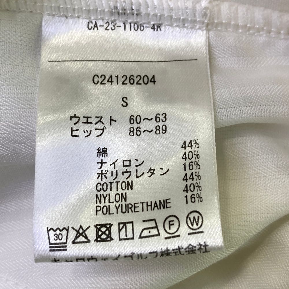 サイズ：S CALLAWAY キャロウェイ 2024年 ストレッチパンツ  ホワイト系 [240101479893] ゴルフウェア レディース ストスト CALLAWAY キャロウェイ 2024年 ストレッチパンツ ホワイト系