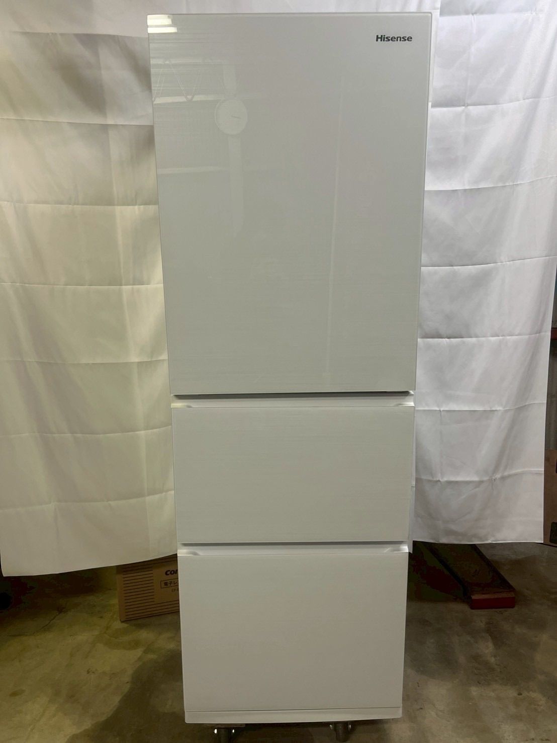 Hisense 冷蔵庫 HR-G3601W 製 358L 右開き
