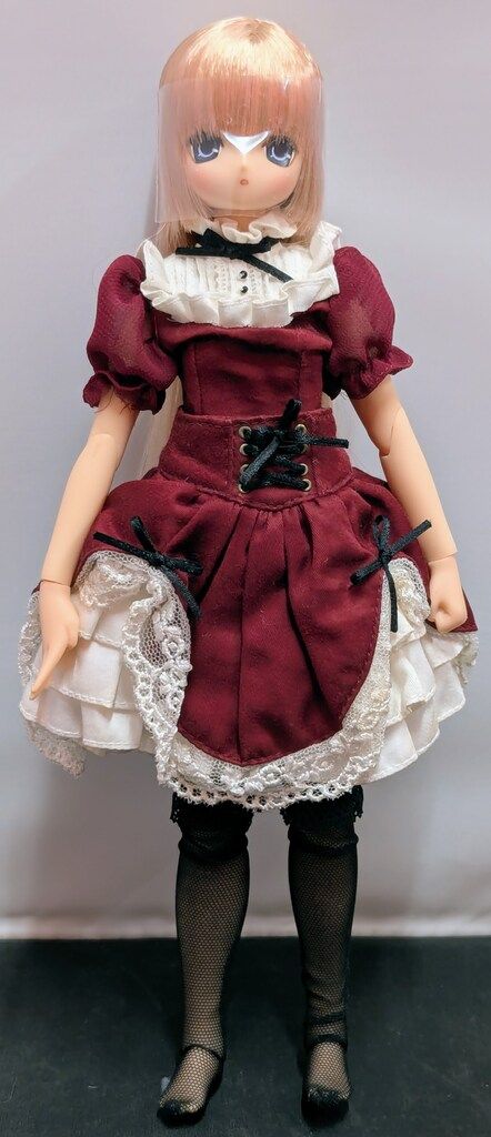 アゾン えっくす きゅーと こもれび森の動物たち ねこさんあいか クラシカルロリータ ボルドーver. アゾンダイレクトストア ver