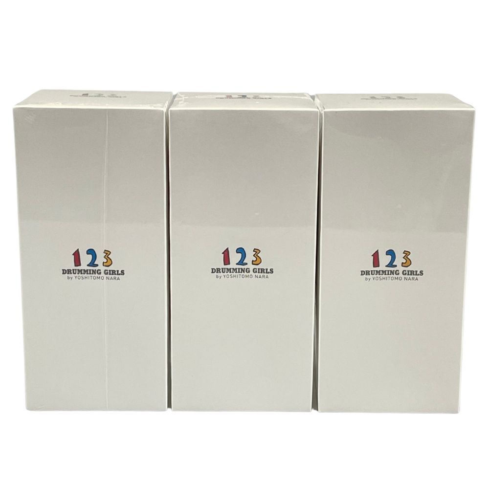 奈良美智 ドラミング・ガール 1、2、3 3体セット フィギュア