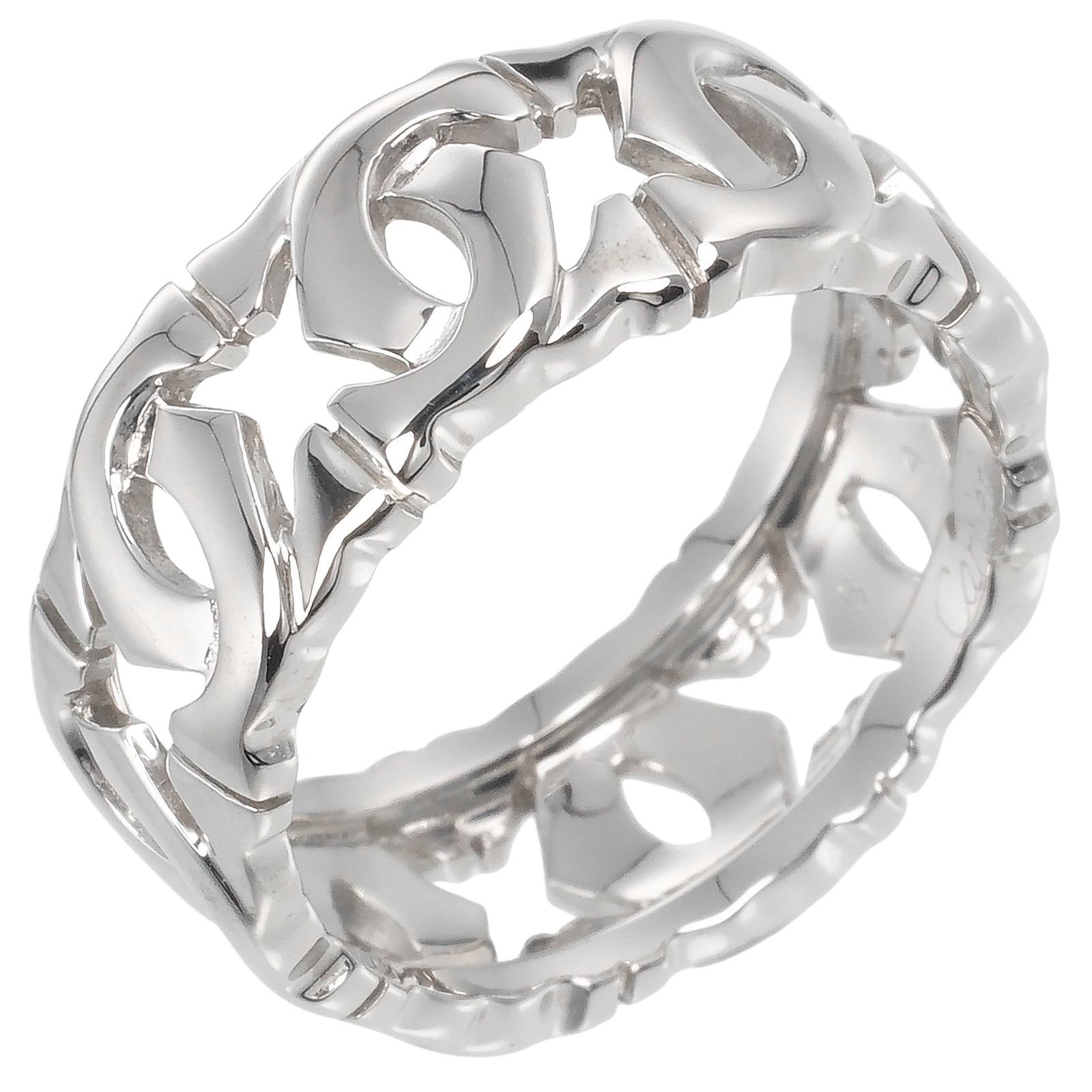 CARTIER】カルティエ アントルラセ K18ホワイトゴールド 13号  