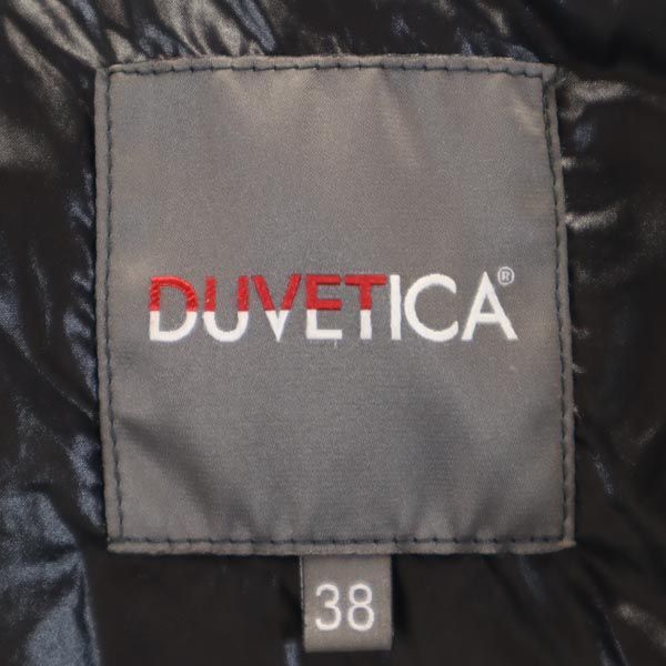 デュベティカ 長袖 ダウンコート 38 黒 DUVETICA レディース 古着