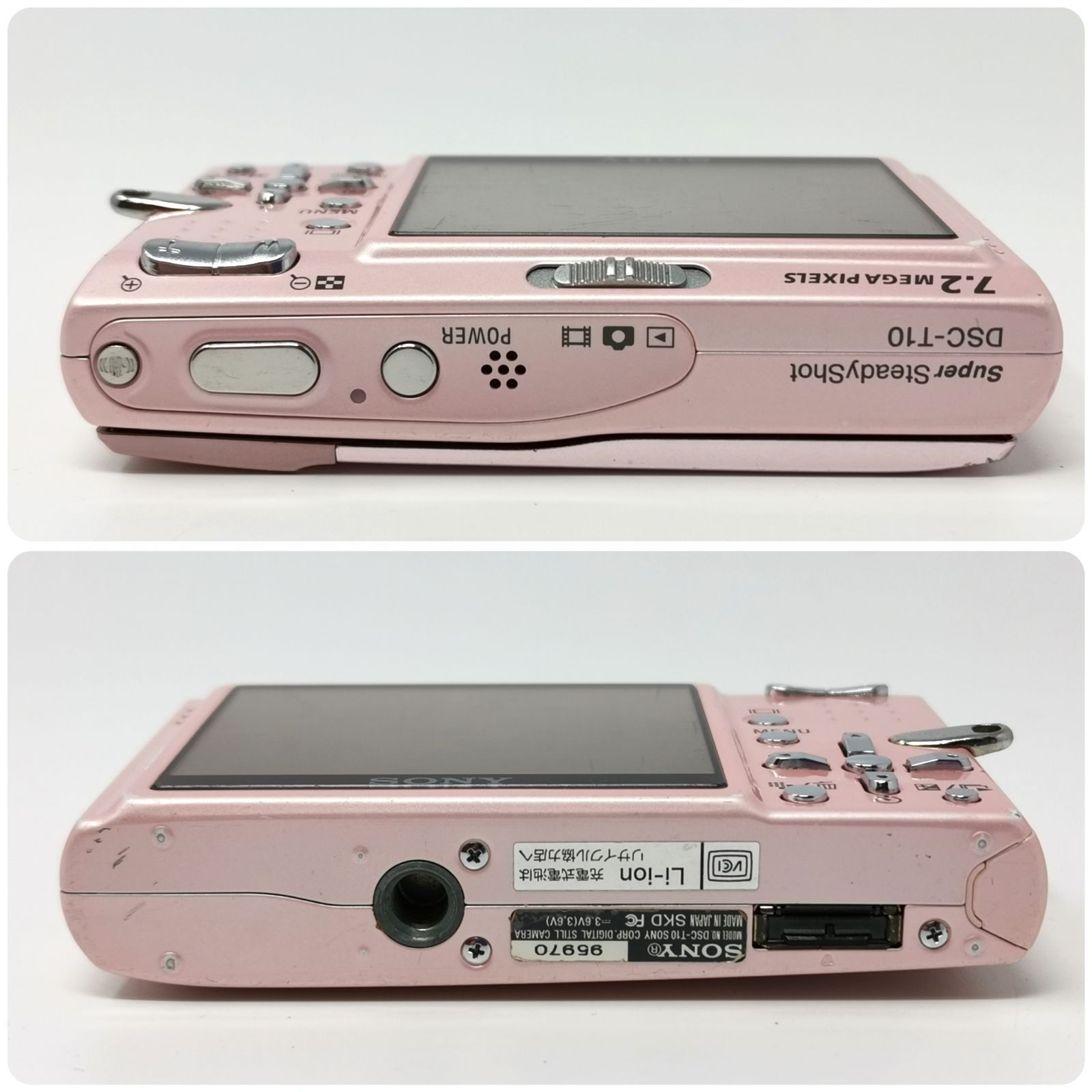 ソニー デジカメ ピンク サイバーショット DSC-T10 動作確認済み 管理 