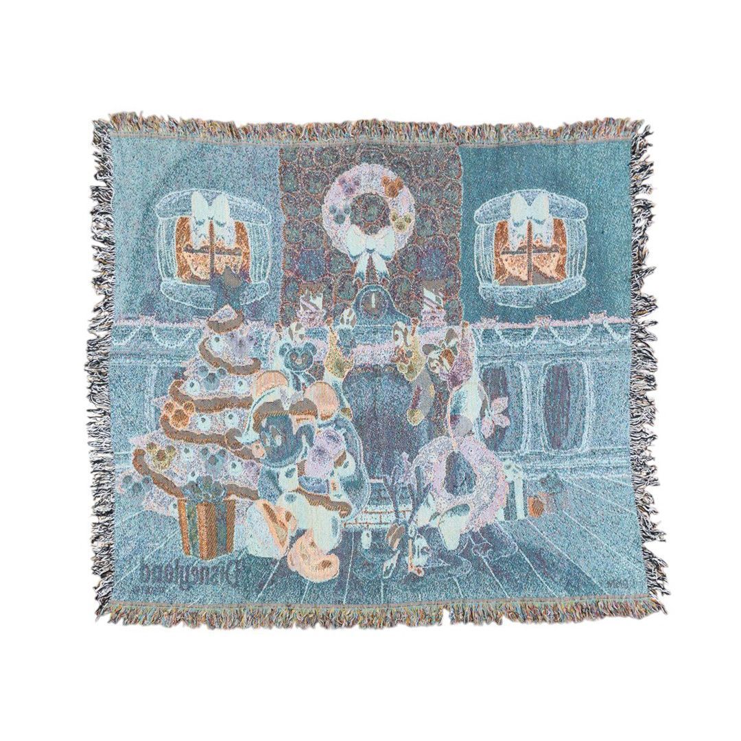vintageラグ カーペット ディズニー ミッキー クリスマス 1230
