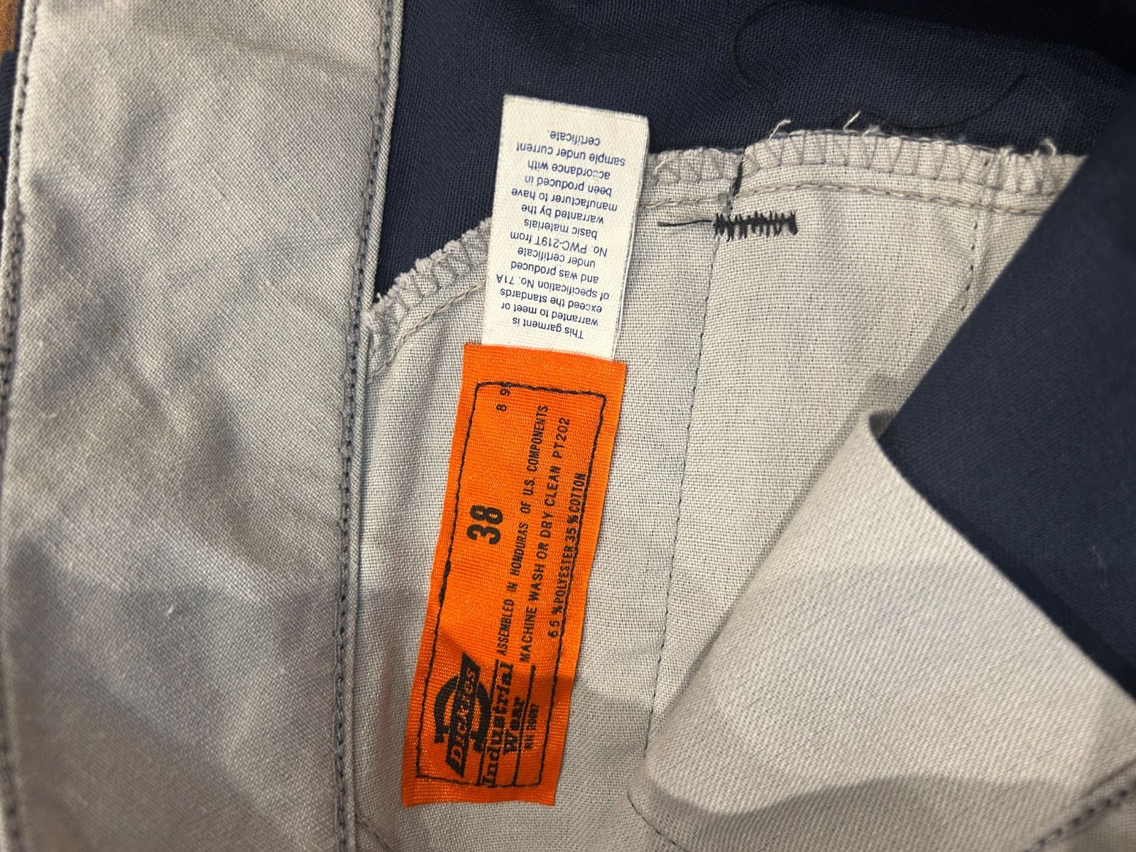 希少】ディッキーズ Dickies PT202 ワークパンツ W38 ネイビー