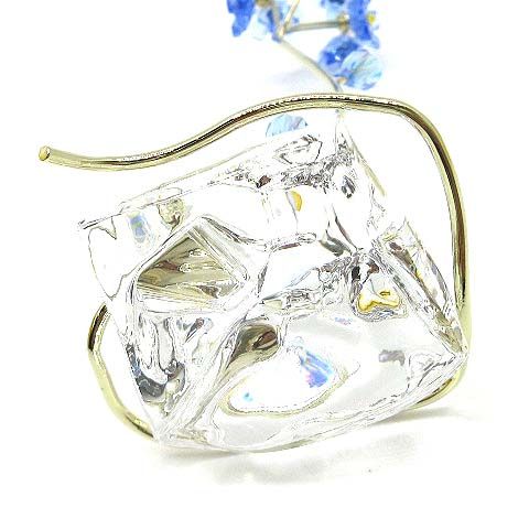 スワロフスキー SWAROVSKI Florere 忘れな草 置物 5666971 【公式通販】