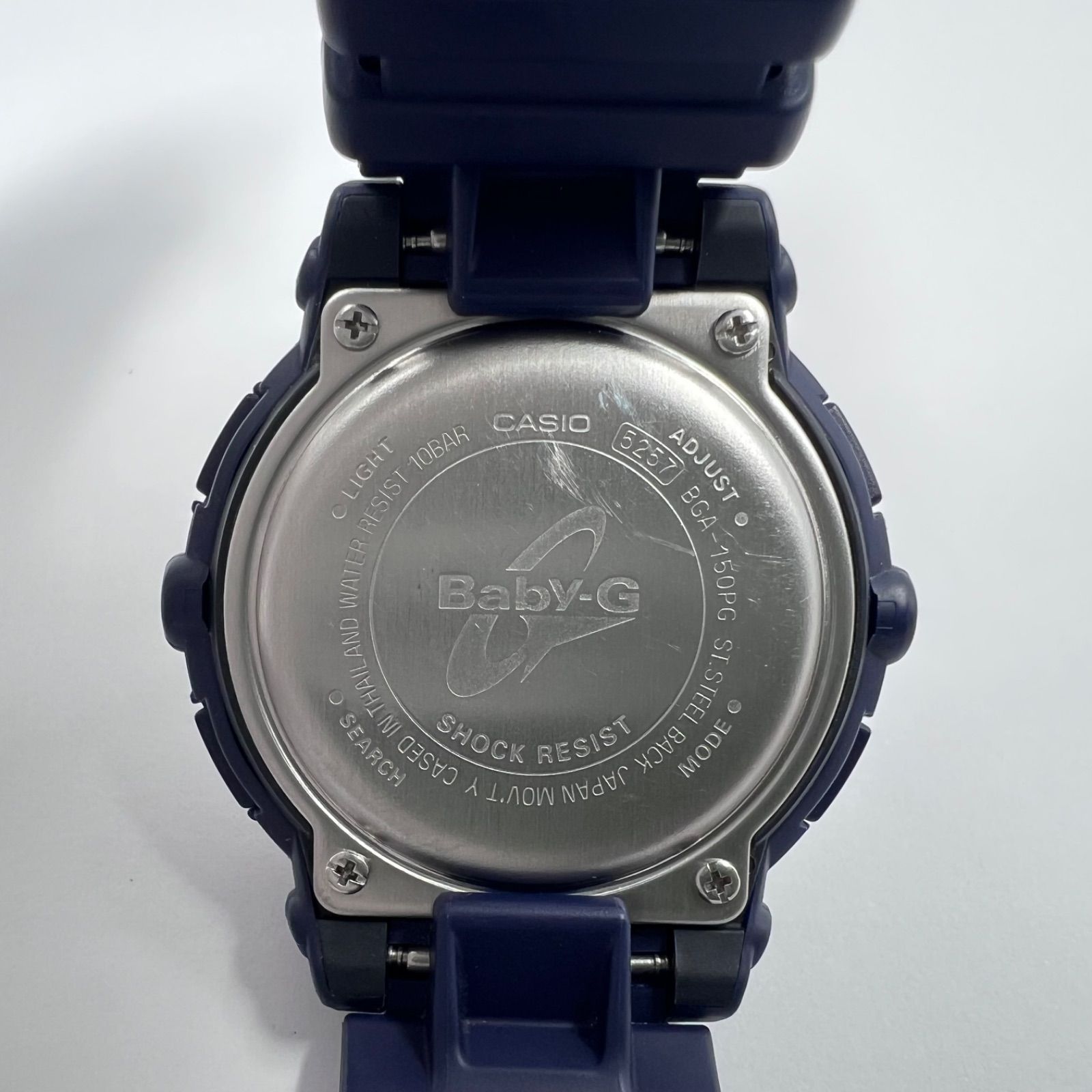 ✨稼働品✨CASIO BABY-G Navy & Brown BGA-150PG-2B2JF - メルカリ