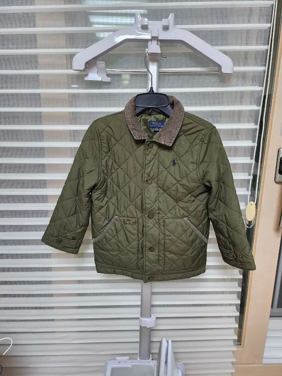 ポロラルフローレン キルティングジャケット オリーブ色