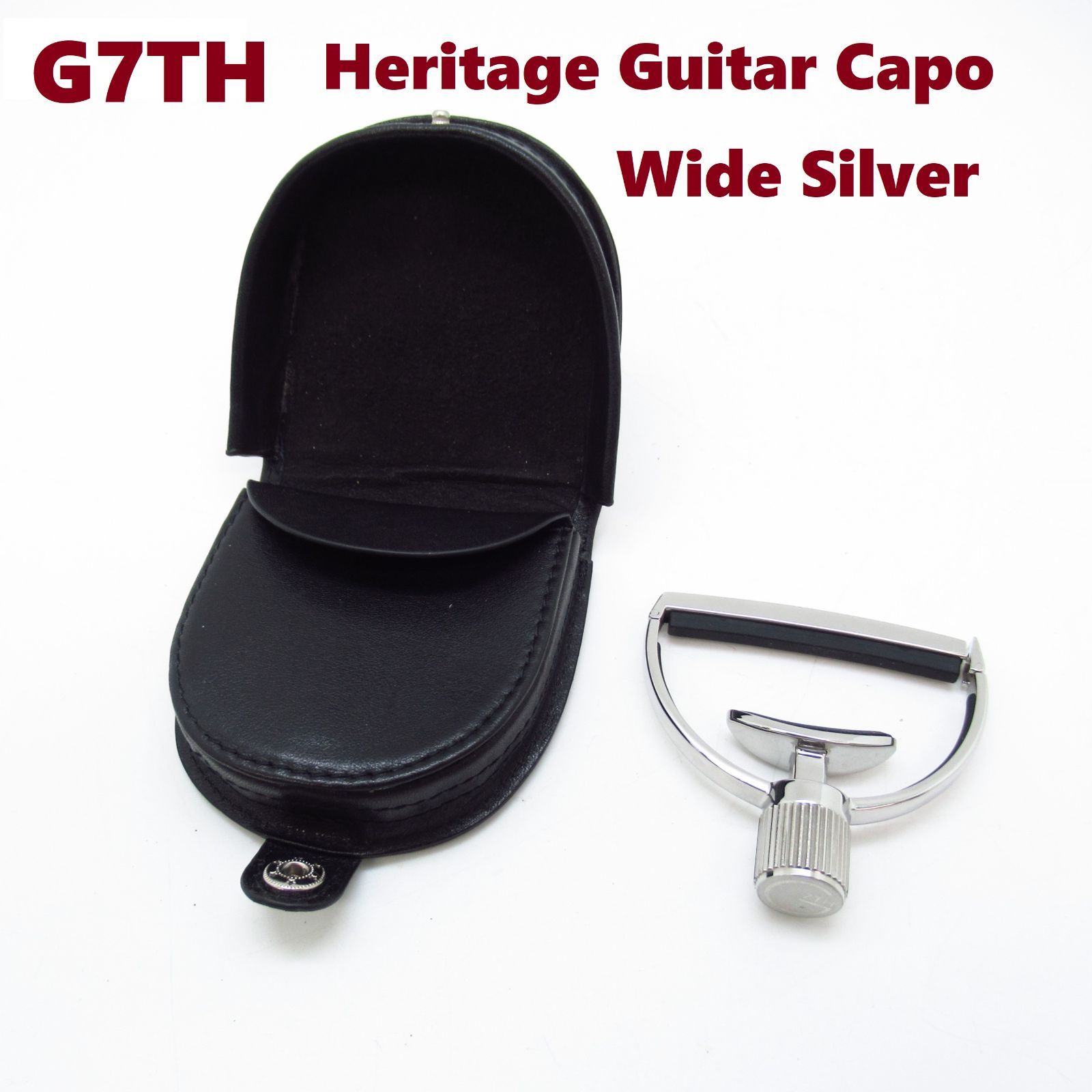 A G7TH ジーセブンス | Heritage Guitar Capo Wide Silver E938 ヘイテイジカポ