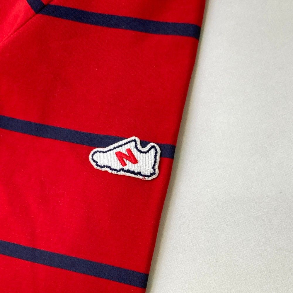 サイズ：1 NEW BALANCE GOLF ニューバランス  ハイネック長袖Tシャツ ボーダー柄 ホワイト系 [240101420998] ゴルフウェア レディース ストスト サイズ：1 NEW BALANCE GOLF ニューバランス ハイネック長袖T