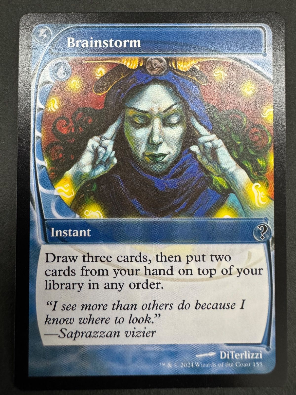 mtg　渦まく知識　未来予知枠 Foil　英語版　ミステリーブースター2 MB2 MTG 渦まく知識 英語 未来予知枠 ミステリーブースター2 MB2