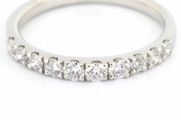 ダイヤモンド リング D0.502ct Pt900 15号 中古 指輪 アクセサリー レディース 女性 婦人 DIAMOND リング Pt900 約8.5号 ダイヤ0.502ct ダイヤ0.08ct の買取実績｜最新